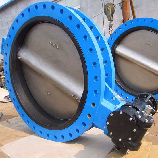 Industry SS304/SS316/Di Ci Wcb Body EPDM PTFE Rubber Seat Lug/Wafer/ Flange RF Double Triple Eccentric Butterfly Valve