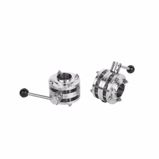 Stainless Steel Clamp Sanitary Hygienic Ball Check Butterfly Valve