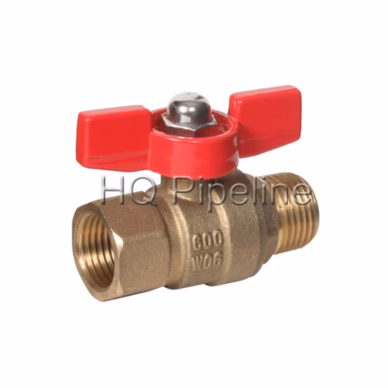 Heavy Duty Full Port Forged Female 1/2 Inch Brass Ball Valve for Water, Oil, and Gas