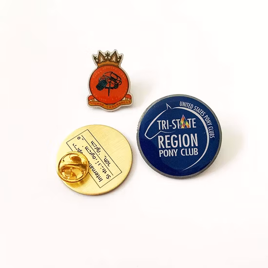 Custom Metal Cmyk / Silk Screen/ Digital / Offset /UV Printing Logo Lapel Pin Badge with Epoxy Dome