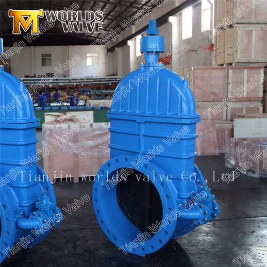 Non-Rising /out Side Rising Stem Ductile Iron Wedge Gate Valve with Rubber Sealed Disc BS5163 DIN3202 F4 F5 Awwac509 Hand Wheel /Bevel Gear Operated